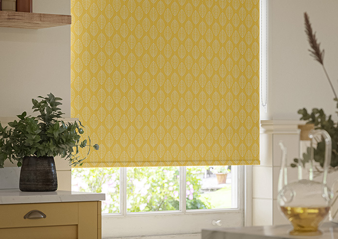 Beech Leaf (Blackout), Sunshine - Roller Blind - Image 5